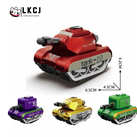 Fun Mini Alloy Tank Toy | Gliding & Launching Action
