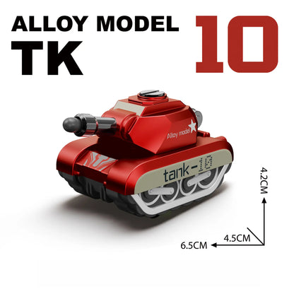 Fun Mini Alloy Tank Toy | Gliding & Launching Action