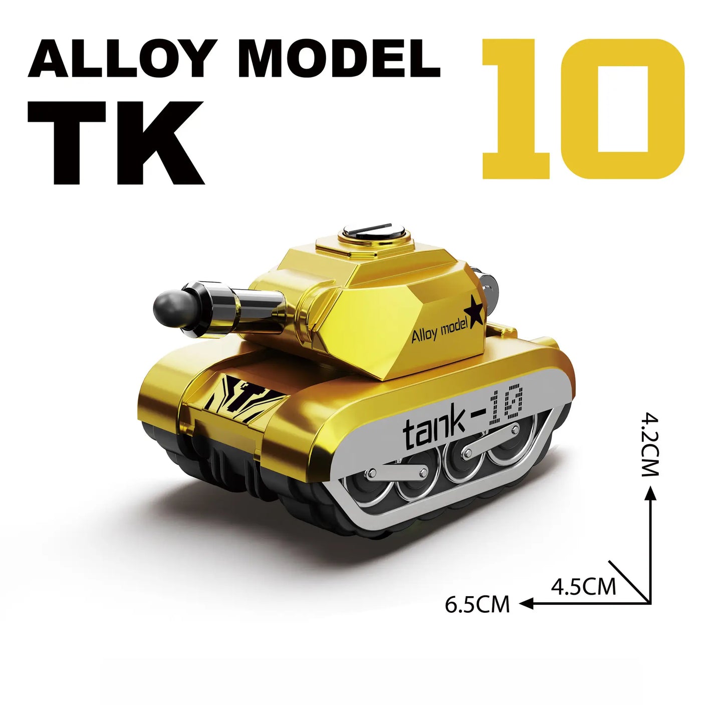 Fun Mini Alloy Tank Toy | Gliding & Launching Action