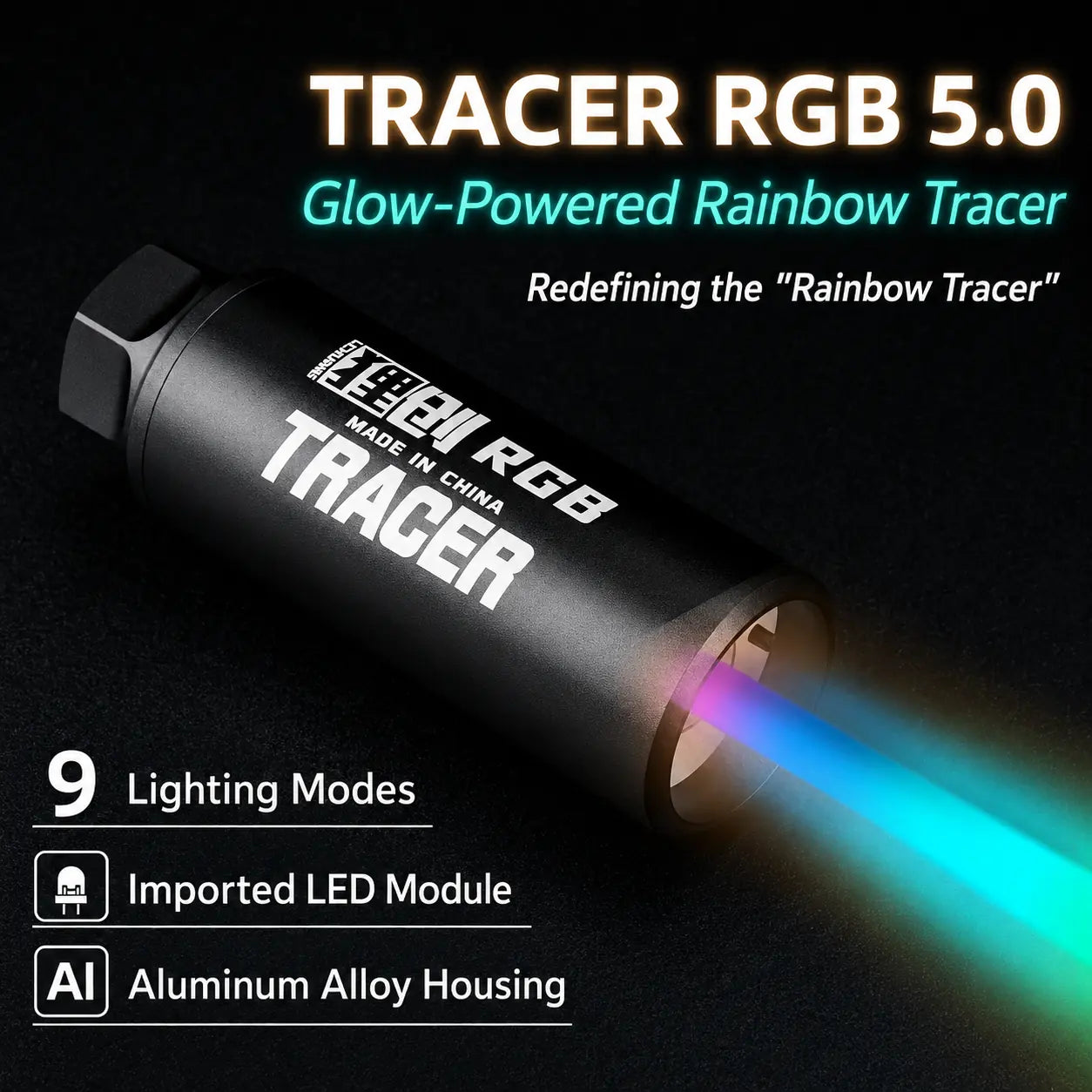 RGB Tracer For Luminous Bullet Shooting