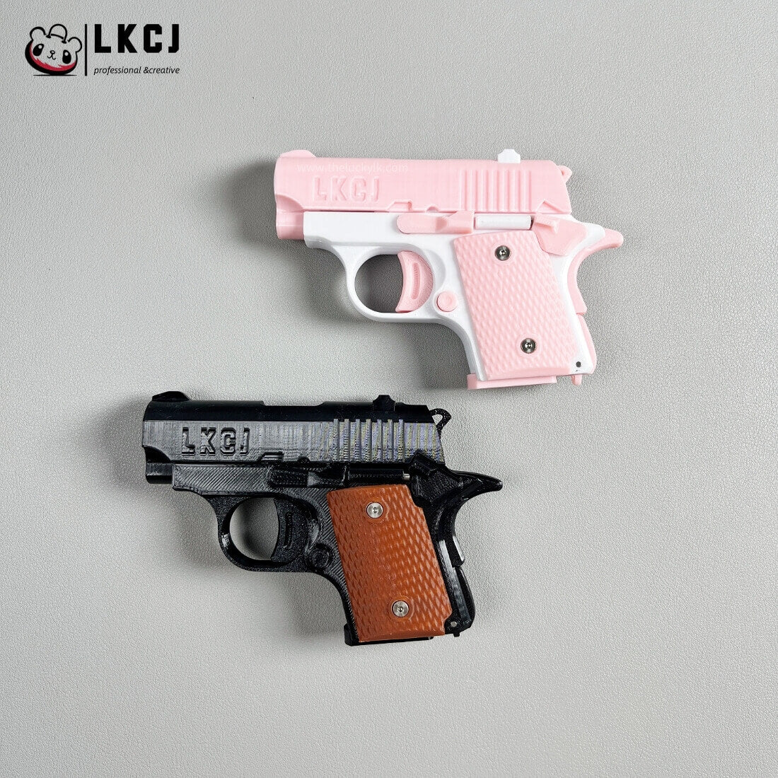 Real 3D Printed Mini 1911 Decompression Model Keychain, Non-launchable LKCJ