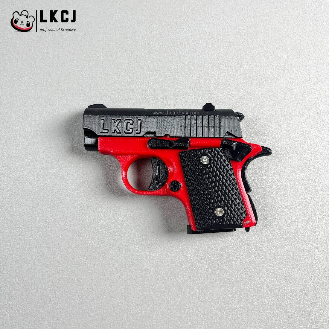 Real 3D Printed Mini 1911 Decompression Model Keychain, Non-launchable LKCJ