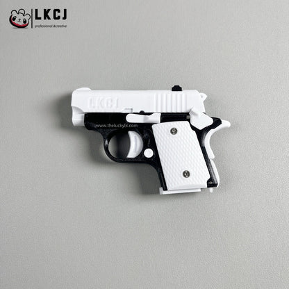 Real 3D Printed Mini 1911 Decompression Model Keychain, Non-launchable LKCJ