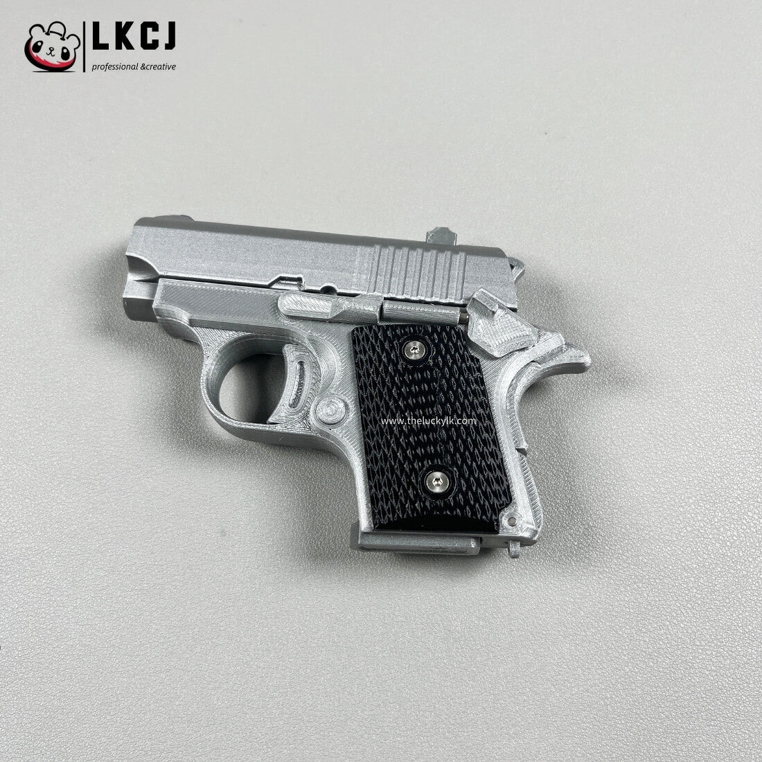 Real 3D Printed Mini 1911 Decompression Model Keychain, Non-launchable LKCJ