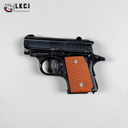 Real 3D Printed Mini 1911 Decompression Model Keychain, Non-launchable LKCJ