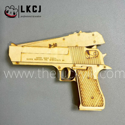 Desert Eagle Pistol  - Wooden DIY Toy LKCJ