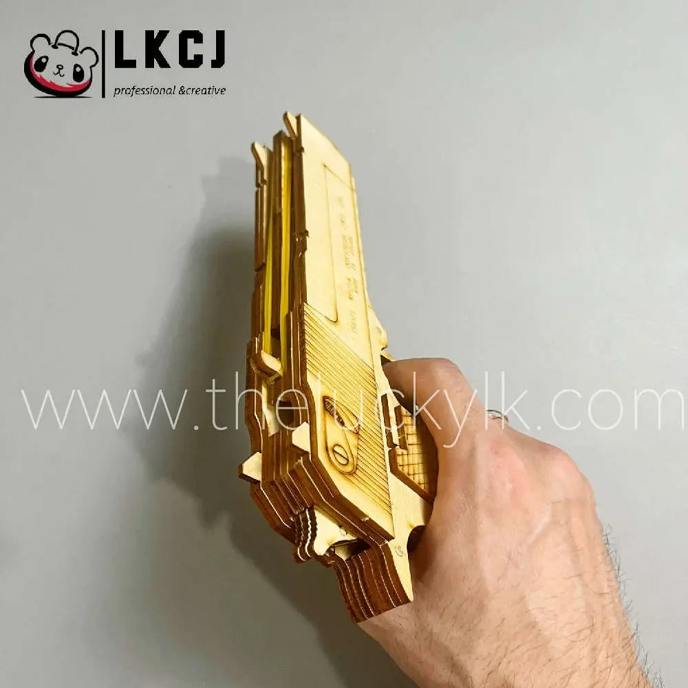 Desert Eagle Pistol  - Wooden DIY Toy LKCJ