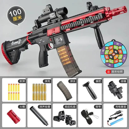 Electric M416 Rifle With Shell Ejecting Nerf Toy Gun LKCJ