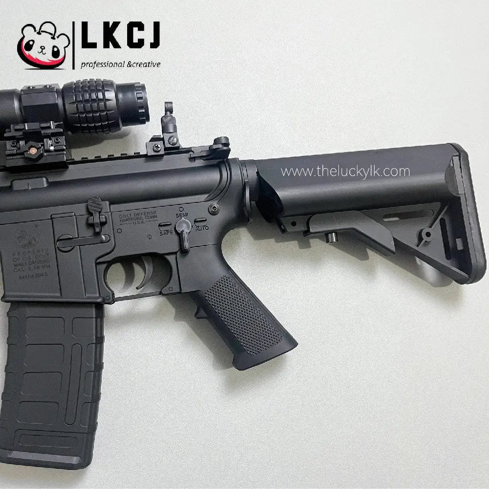 New Mk18 M4A4 CQBR Gel Blaster Toy Gun（Chamber linkage-The chamber retracts back and forth with the shot） LKCJ