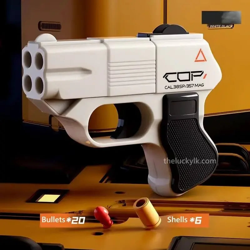 New Quadruple Shot Cop 357 Nerf Toy Gun LKCJ