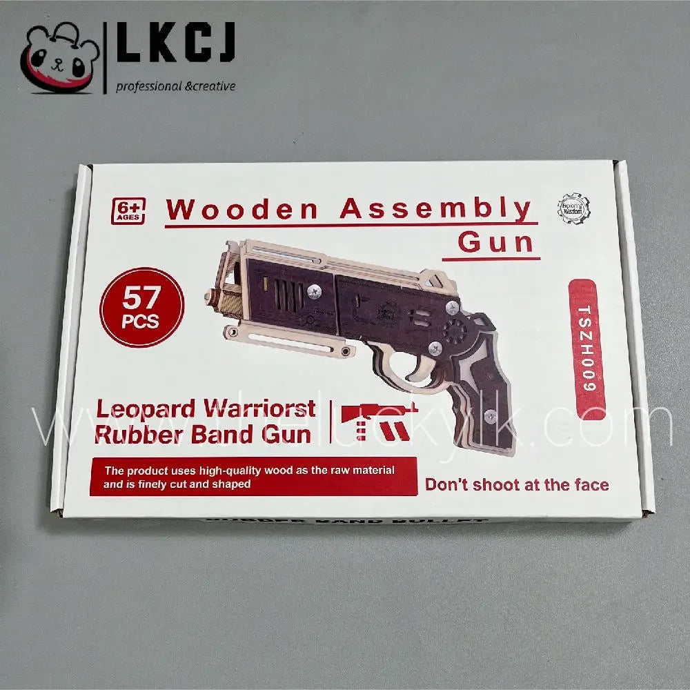 Space Sci-Fi Pistol  - Wooden DIY Toy LKCJ